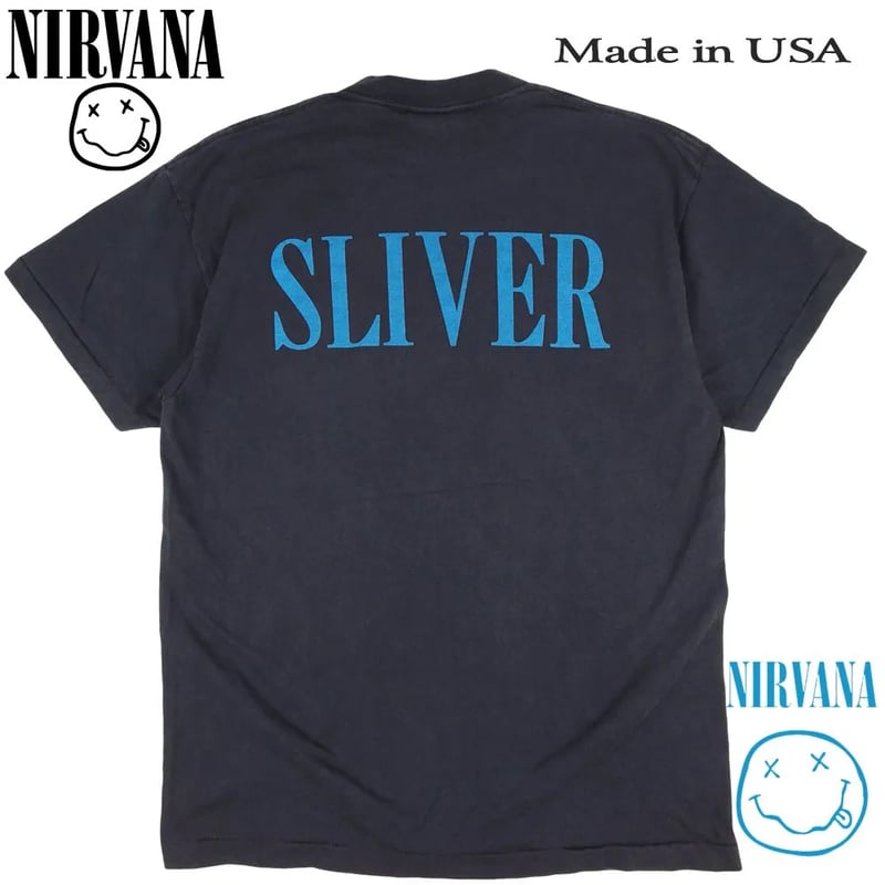 NIRVANA ニルヴァーナ Tシャツ SLIVER USA製 メンズ レディース