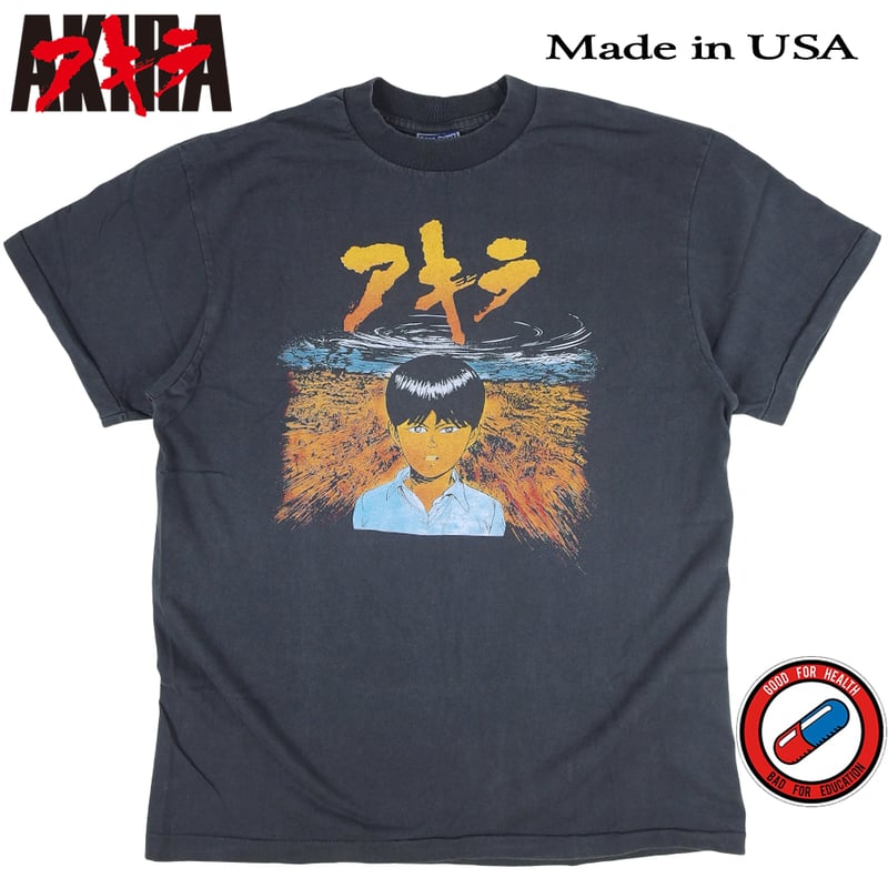 AKIRA アキラ アニメ Tシャツ ブラック Lサイズ 半袖 メンズ