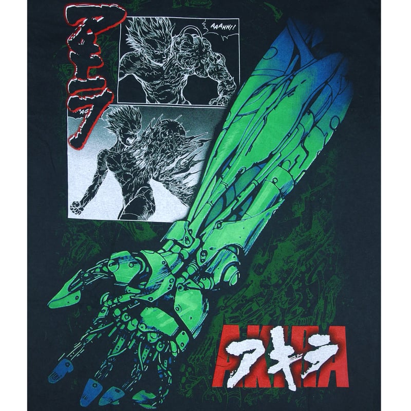 AKIRA アキラ アニメ Tシャツ USA製 ブラック Lサイズ 半袖 メンズ