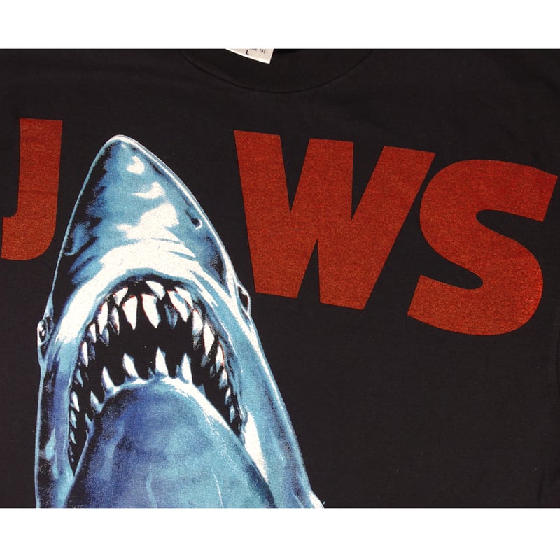 JAWS ジョーズ Tシャツ USA 1993年 アメリカ ムービーブラック UNIVERSA