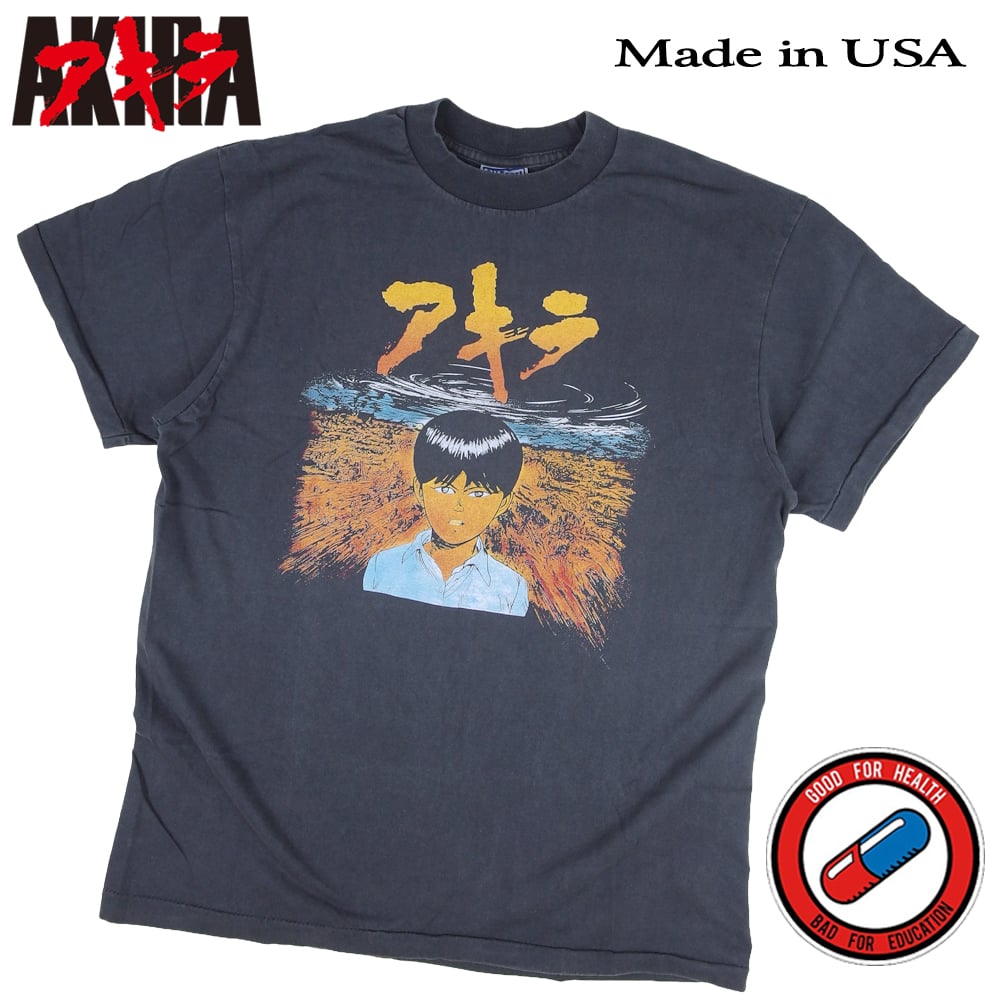 AKIRA アキラ アニメ Tシャツ ブラック Lサイズ 半袖 メンズ