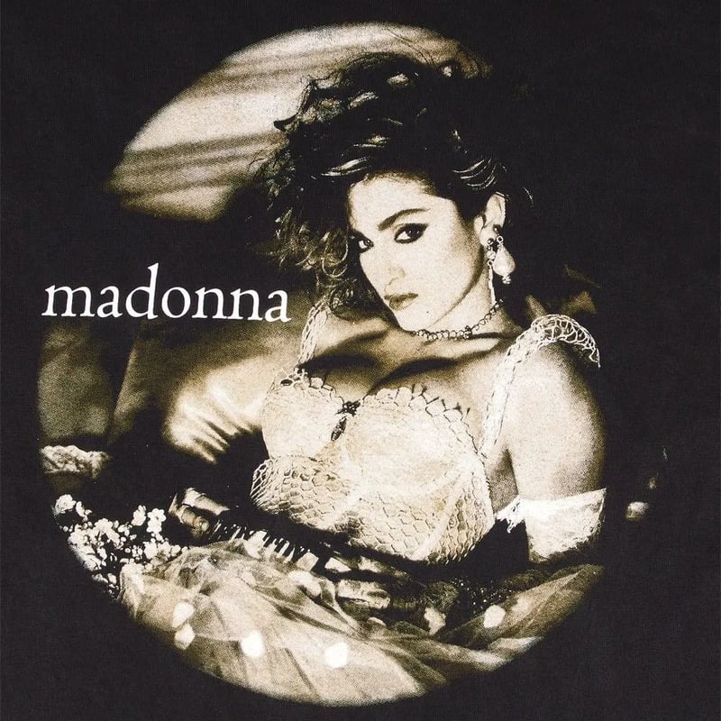 MADONNA マドンナ Tシャツ TULTEX製 ブラック バンドT ヴァージン the v