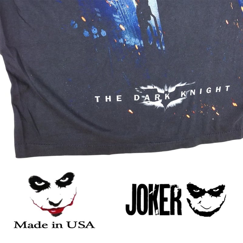 JOKER ジョーカー Tシャツ 半袖 DARK KNIGHT 映画T ブラック