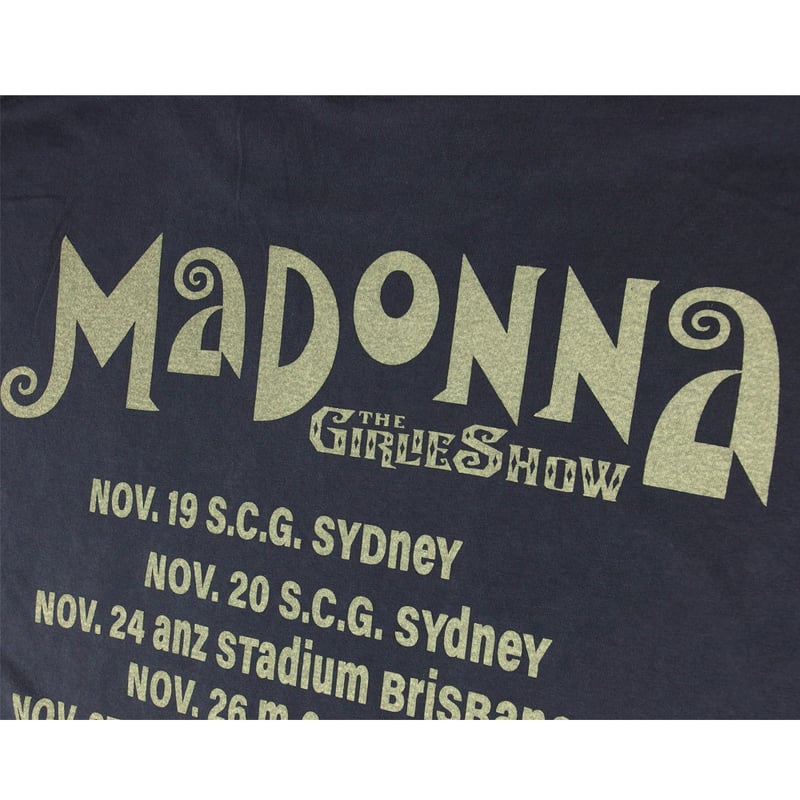 MADONNA マドンナ Tシャツ USA製 ブラック バンドT エロティカ ロックT