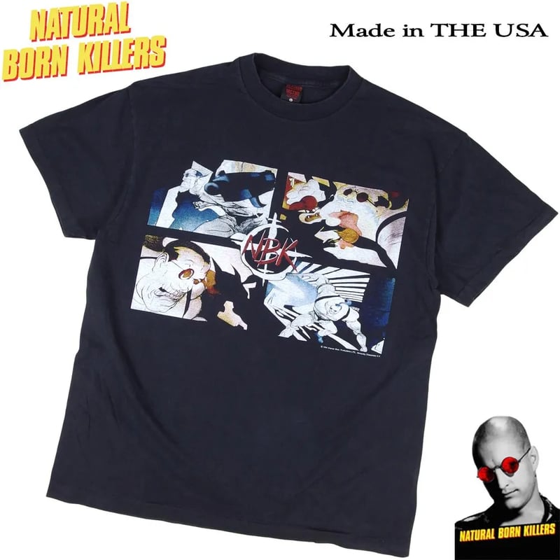 ビナチュラルボーンキラーズ 1994 ムーー Tシャツ USA ブラック