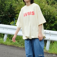 EN-NICHI / ”AVMS” Tee（裾ドローコート） / Ivory