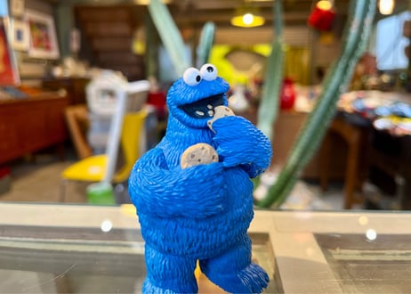 セサミストリート クッキーモンスター フィギュア