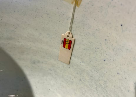 スペイン製 ビンテージ 陶器 ハンドペイント フラワーベース 花瓶