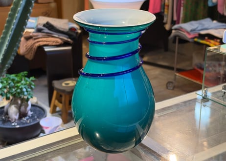 ジャパンビンテージ ハンドメイド フラワーベース 花瓶