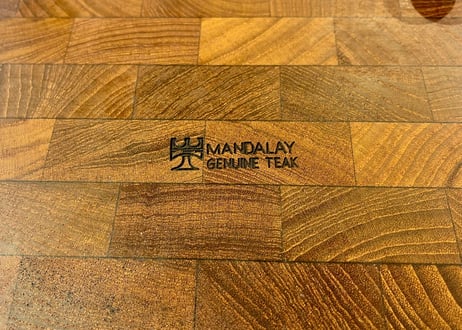 MANDALAY GENUINE TEAK チーク材 飾り台 ディスプレイスタンド