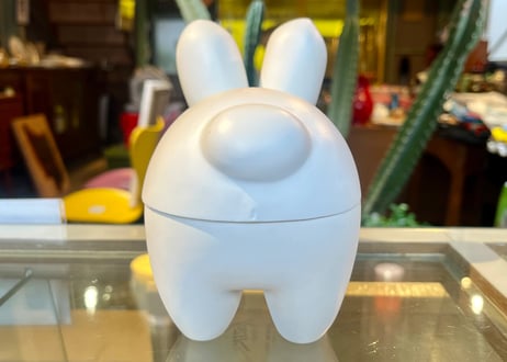 【ホワイトver.】 MEDICOM TOY Frank Kozik "bone bunny" スモーキンラビット アートトイ