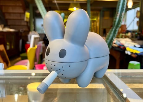 【グレーver.】 MEDICOM TOY Frank Kozik "bone bunny" スモーキンラビット アートトイ