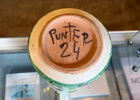 スペイン製 Punter プンター ビンテージ 陶器 フラワーベース 花瓶