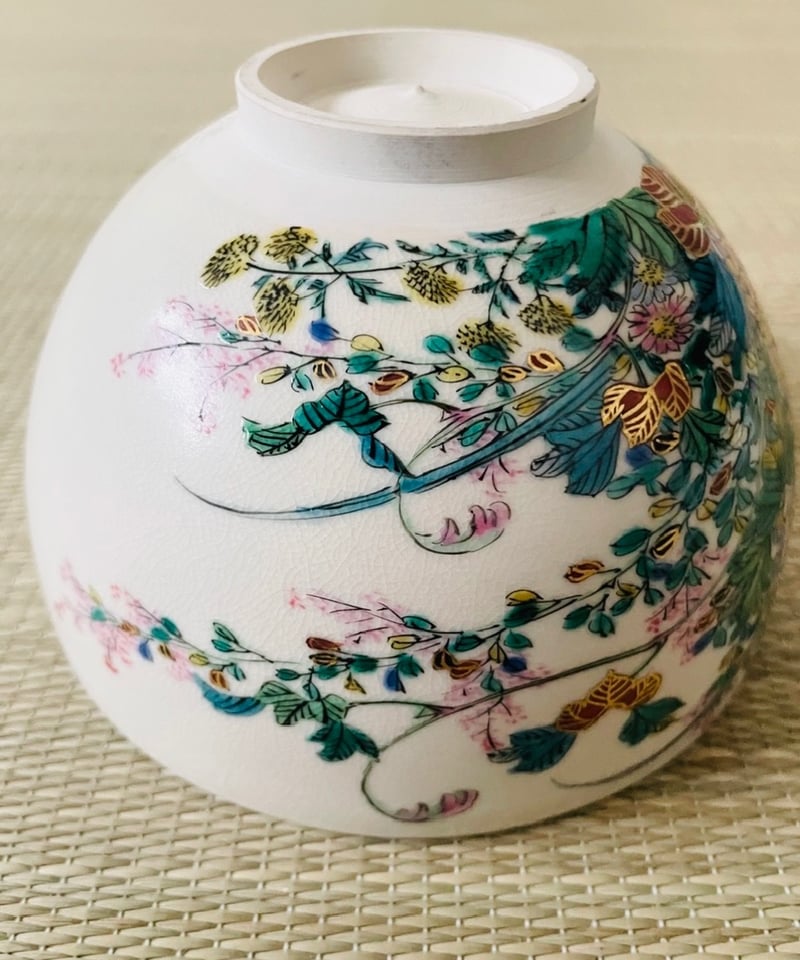 美品在銘】末川泉岳造 秋草図 九谷焼 抹茶碗 | ginyoudo