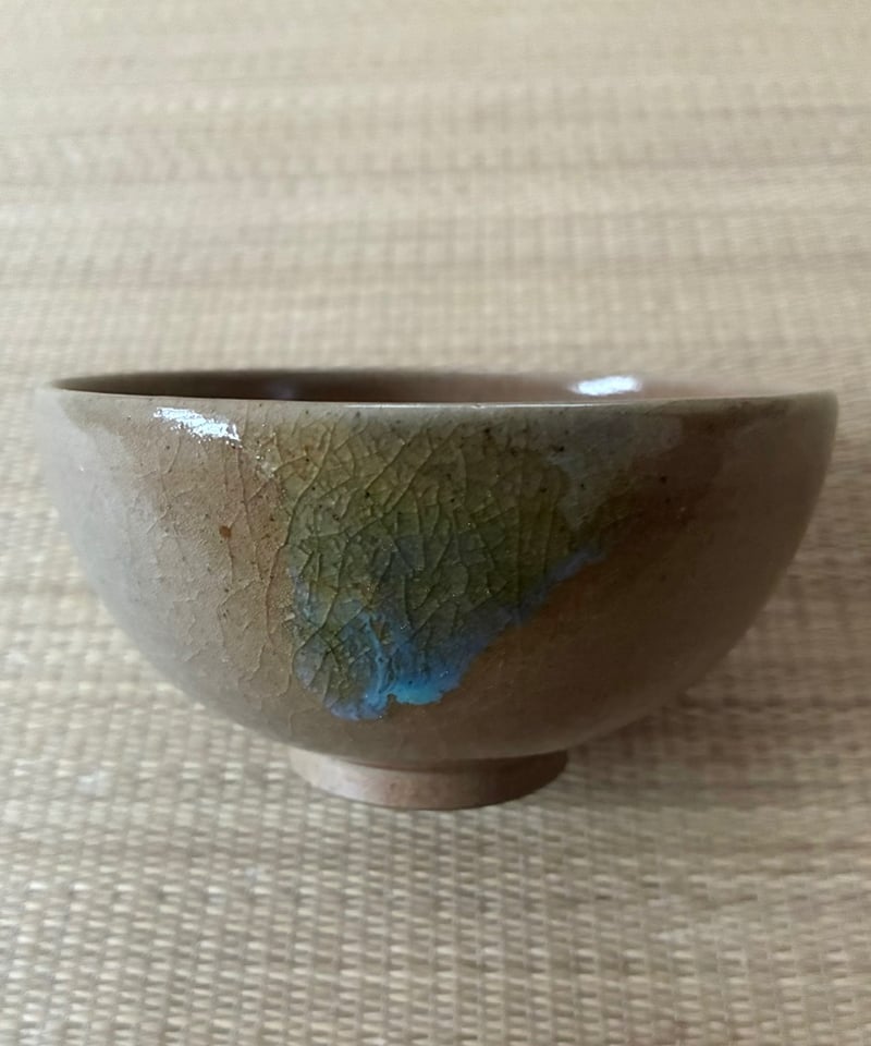 上野焼 三代山岡徹山 香春徹山窯 刷毛目茶碗 二重箱 共箱 仕覆 栞 美品】徹山窯 山岡香春造 遠州七窯上野焼 茶碗 | ginyoudo