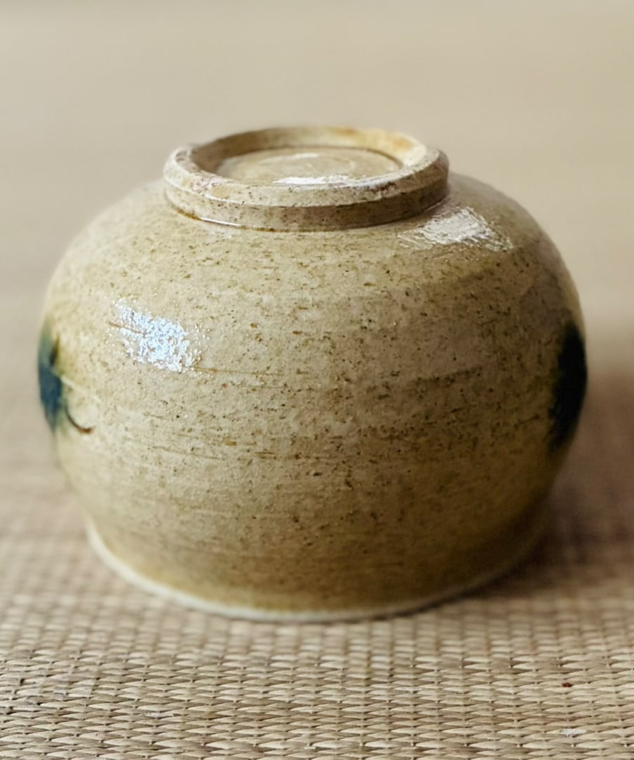 美品 桐共箱 共布 栞二種】赤津窯 十三世加藤唐三郎造 黄瀬戸 茶碗