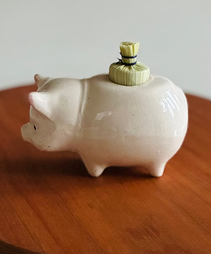 再々入荷】【（注）玉模様色柄違い】ぶたさん振出 茶箱振出 金平糖入れ