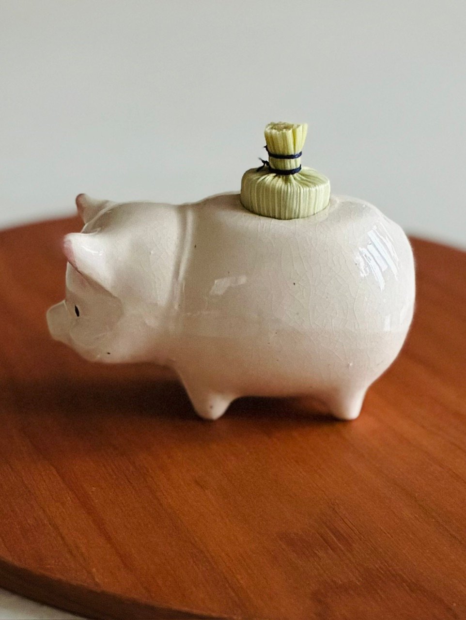 オランダデルフト　振り出し　茶道具 再々入荷】【（注）玉模様色柄違い】ぶたさん振出 茶箱振出 金平糖入れ