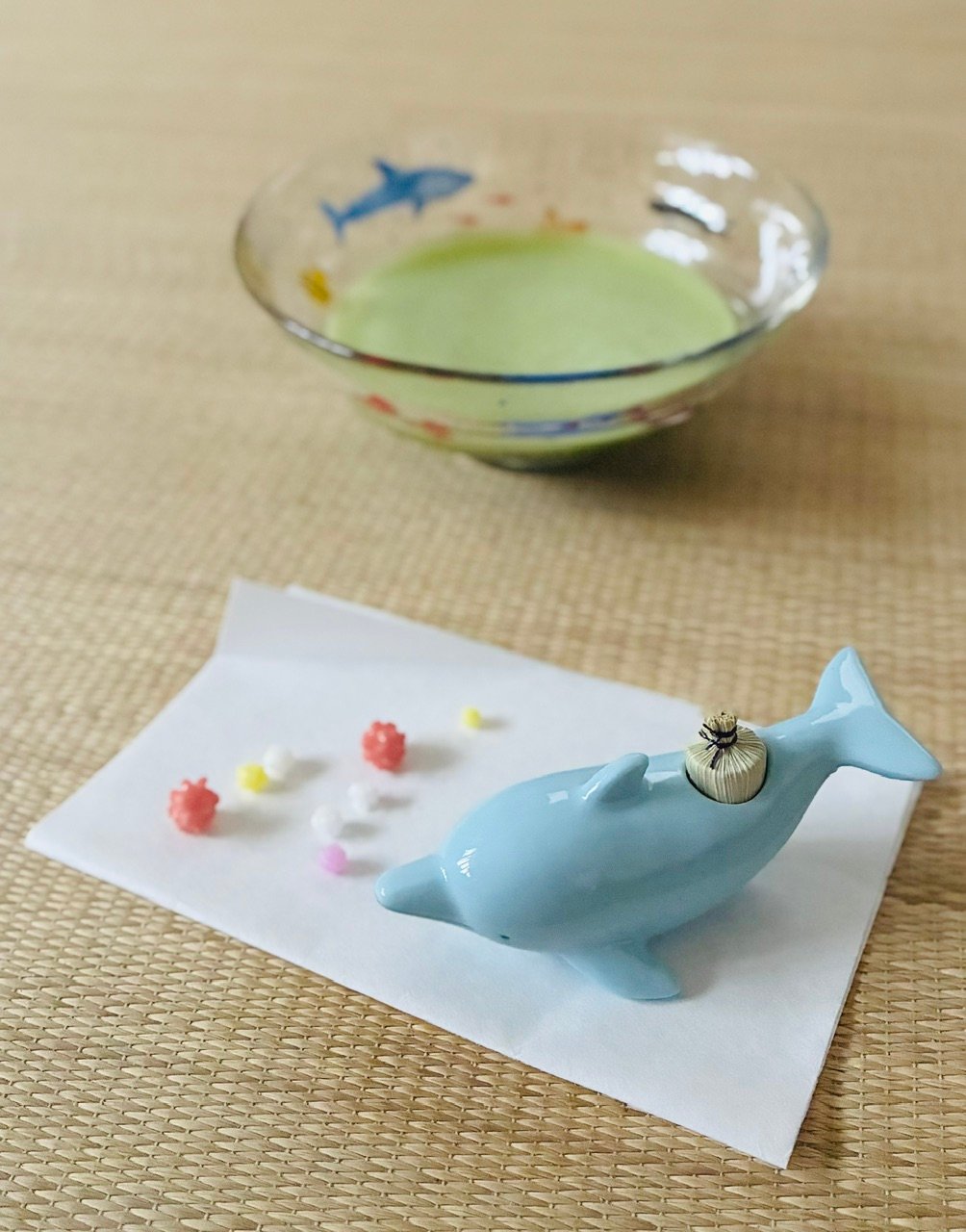見立て茶道具】イルカさん振出 振出 見立て振出 茶箱道具 茶道金平糖