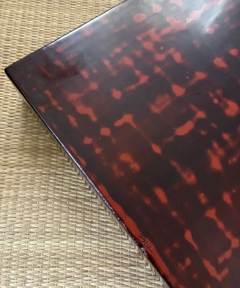 美品 茶箱元箱付】宗恵 曙塗利休茶箱7点セット 利休茶箱/茶箱用陶器3点