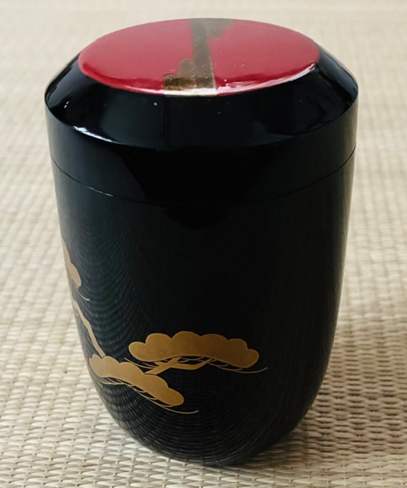 美品 四方桟桐共箱/共布付属】宗廣造 老松蒔絵 日の出棗 | ginyoudo