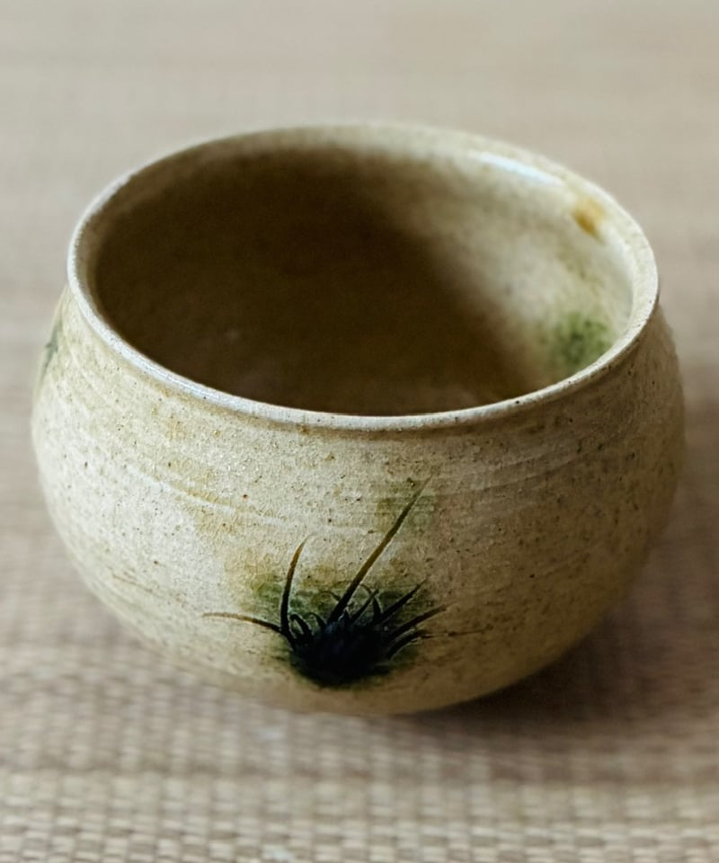 黄瀬戸 茶碗 共箱付き ryu2 美品 桐共箱 共布 栞二種】赤津窯 十三世加藤唐三郎造 黄瀬戸 茶碗