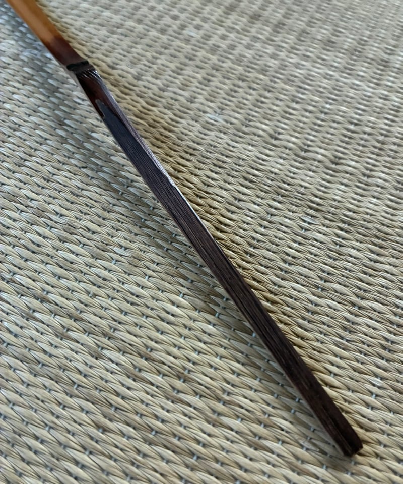 大徳寺三玄院 長谷川寛州書付 茶杓 銘 ：[遠山] 竹師：東竹