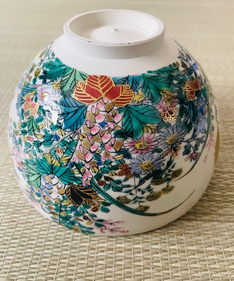 美品在銘】末川泉岳造 秋草図 九谷焼 抹茶碗 | ginyoudo