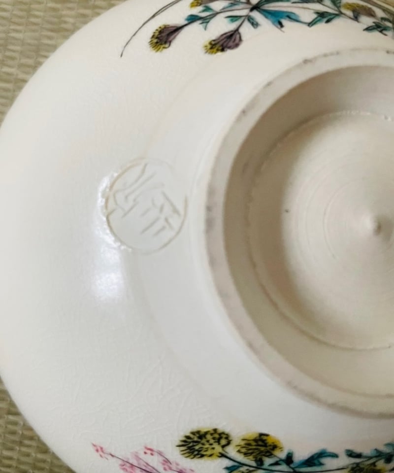 美品在銘】末川泉岳造 秋草図 九谷焼 抹茶碗 | ginyoudo