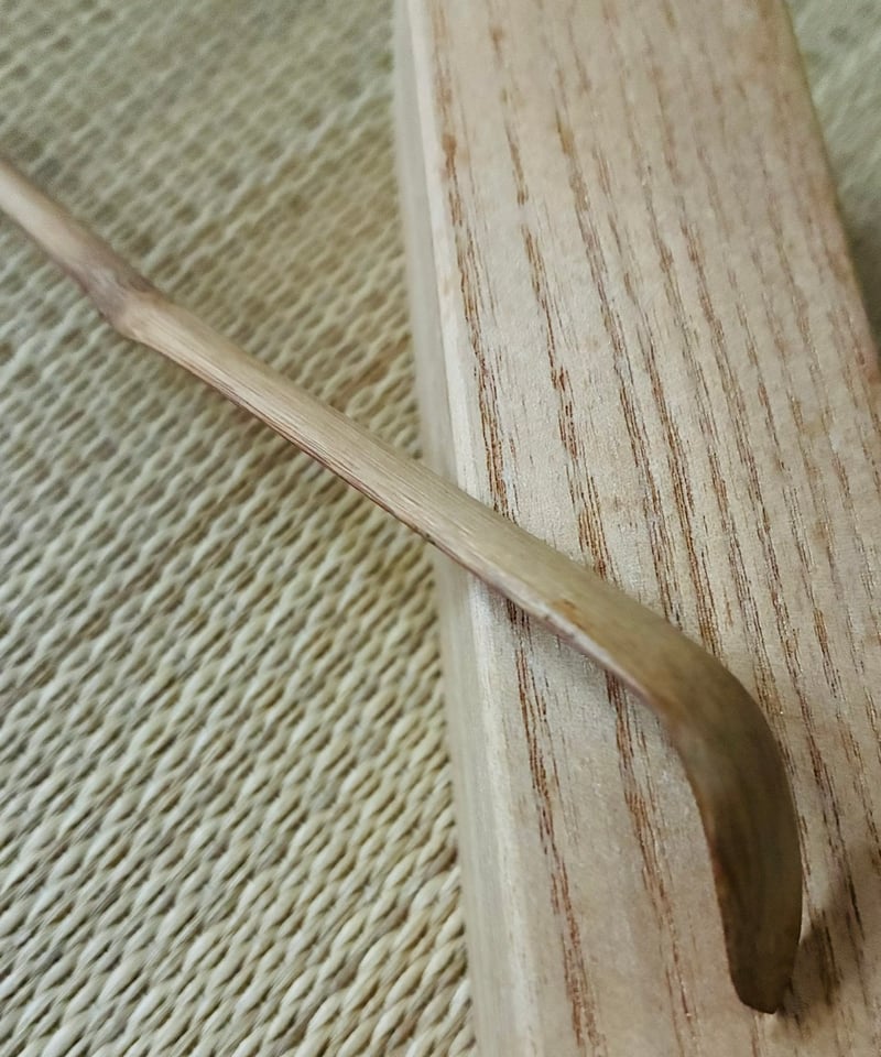 桐共箱/共筒/紙外箱付属】大徳寺 雲林院 藤田寛道老師 煤竹茶杓 銘