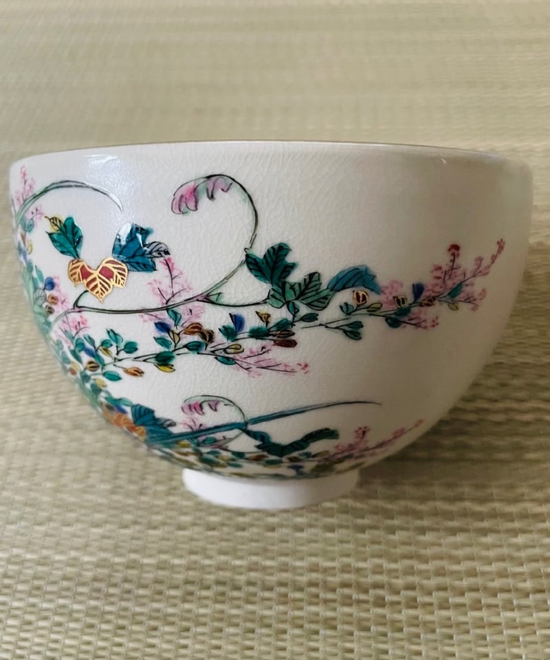 美品在銘】末川泉岳造 秋草図 九谷焼 抹茶碗 | ginyoudo