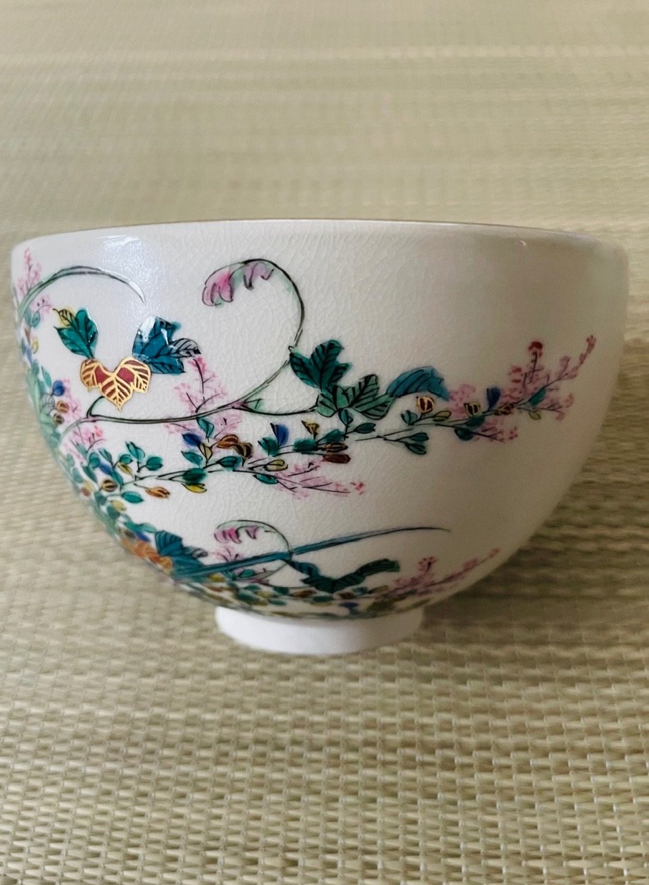 美品在銘】末川泉岳造 秋草図 九谷焼 抹茶碗 | ginyoudo
