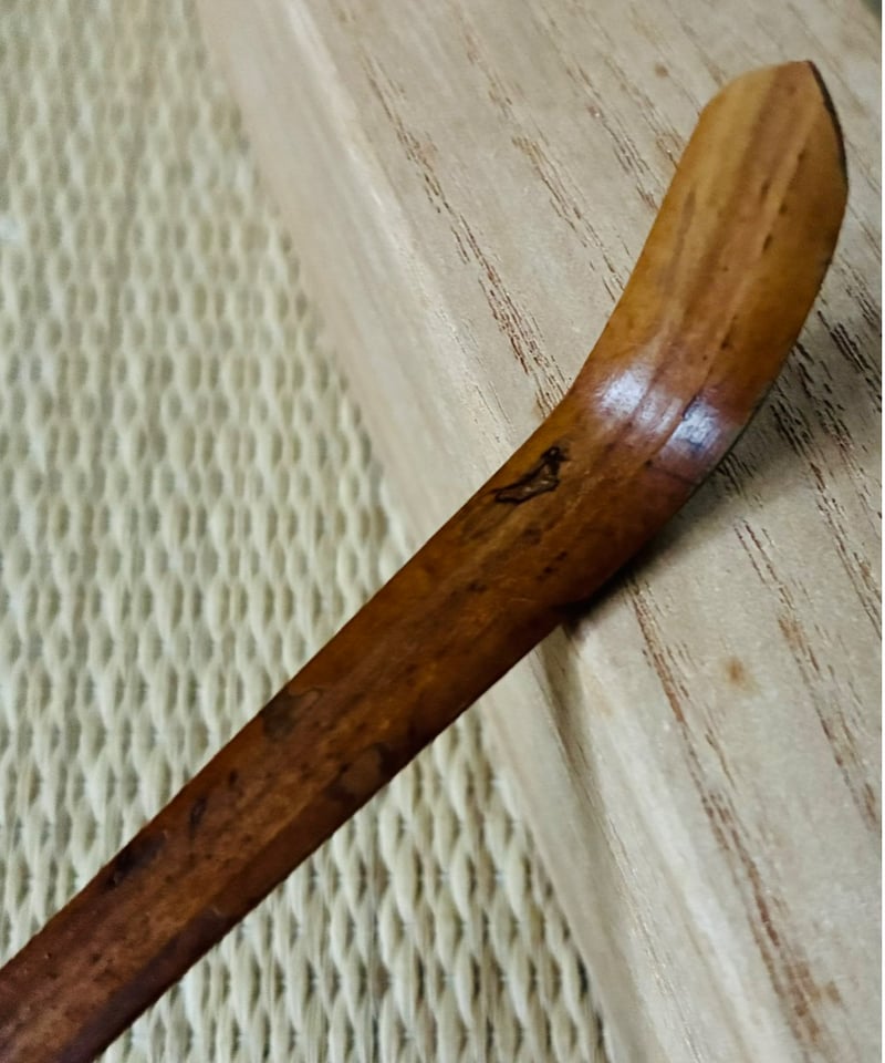 桐共箱/共筒/紙外箱付属】大徳寺 雲林院 藤田寛道老師 煤竹茶杓 銘