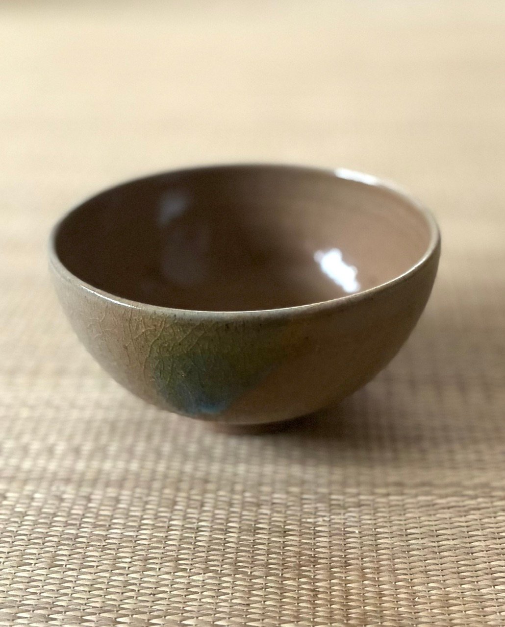 上野焼 三代山岡徹山 香春徹山窯 刷毛目茶碗 二重箱 共箱 仕覆 栞 美品】徹山窯 山岡香春造 遠州七窯上野焼 茶碗 | ginyoudo