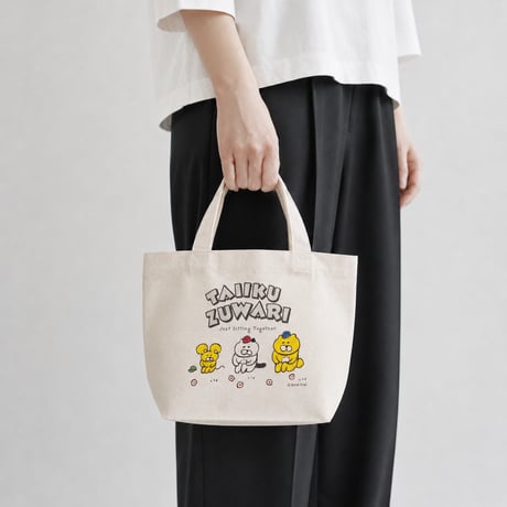 オリジナルミニトートバッグ「体育座り隊」