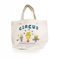 オリジナルミニトートバッグ「くまいぬサーカス」