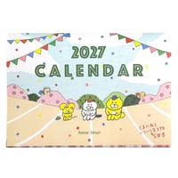 2027年版WALLカレンダー「体育座り」