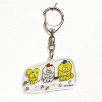 アクリルキーホルダー「体育座り隊」