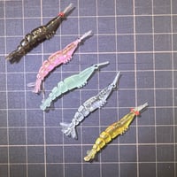 シュリンプ型ワーム　5色　10本入
