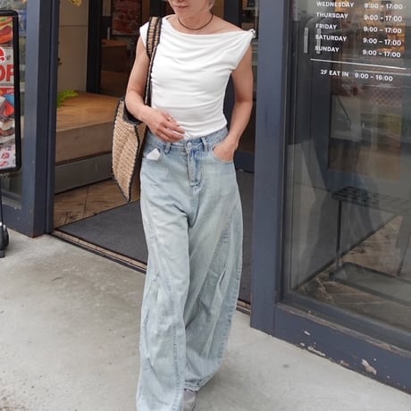 off shoulder T