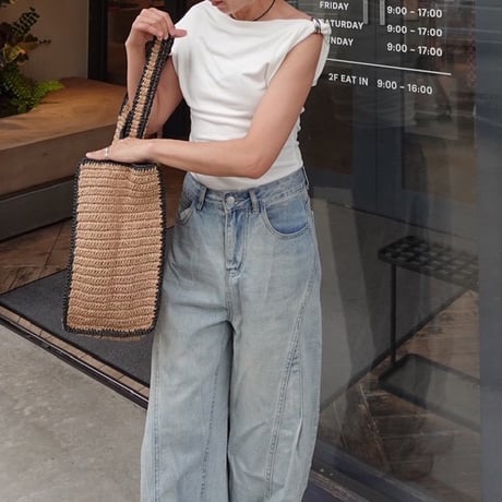 off shoulder T
