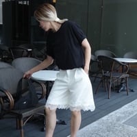 lace half pants