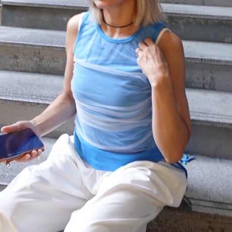 Tulle layered tops
