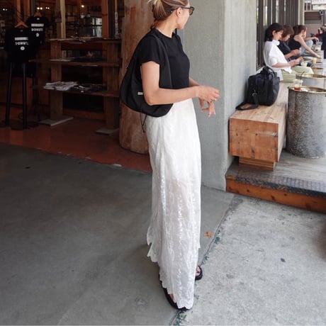 sheer lace skirt