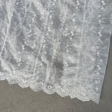 sheer lace skirt