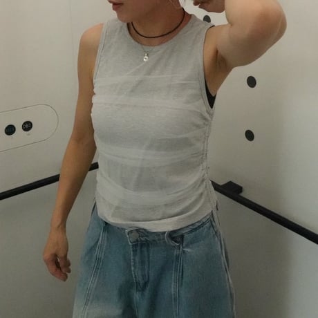 Tulle layered tops