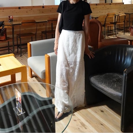 sheer lace skirt
