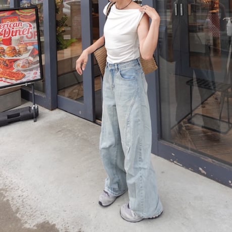 off shoulder T