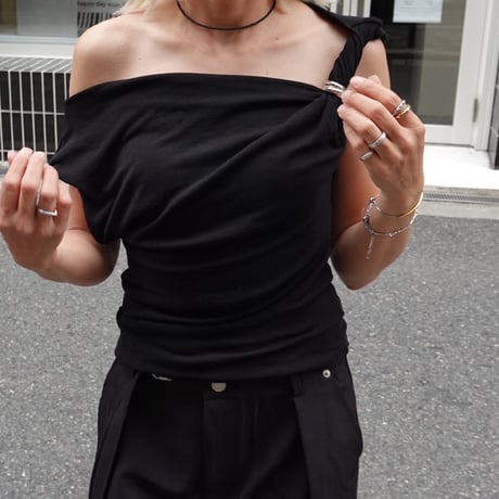 off shoulder T