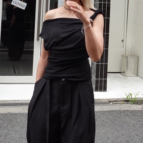 off shoulder T